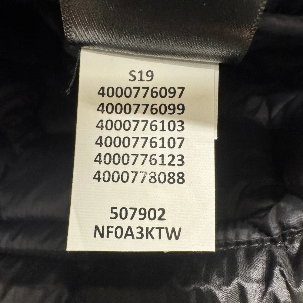 The North Face Vest Mens M ThermoBall Black Puffer NF0A3KTW Full Zip Outdoor